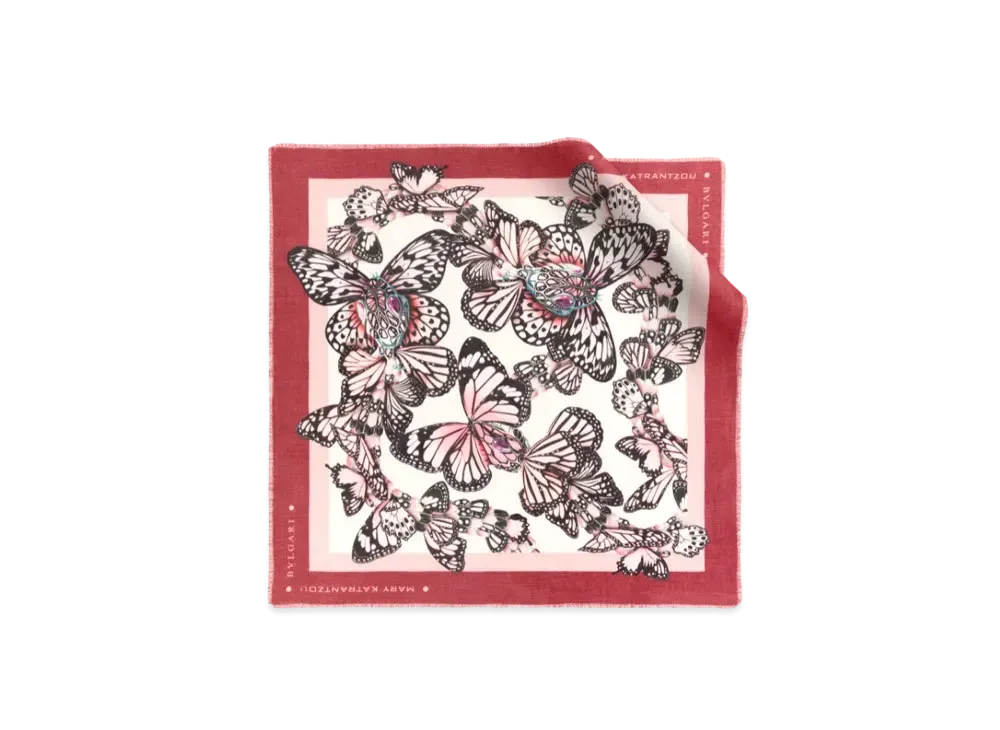 Mary Katrantzou x BVLGARI Scarf "Bordeaux"