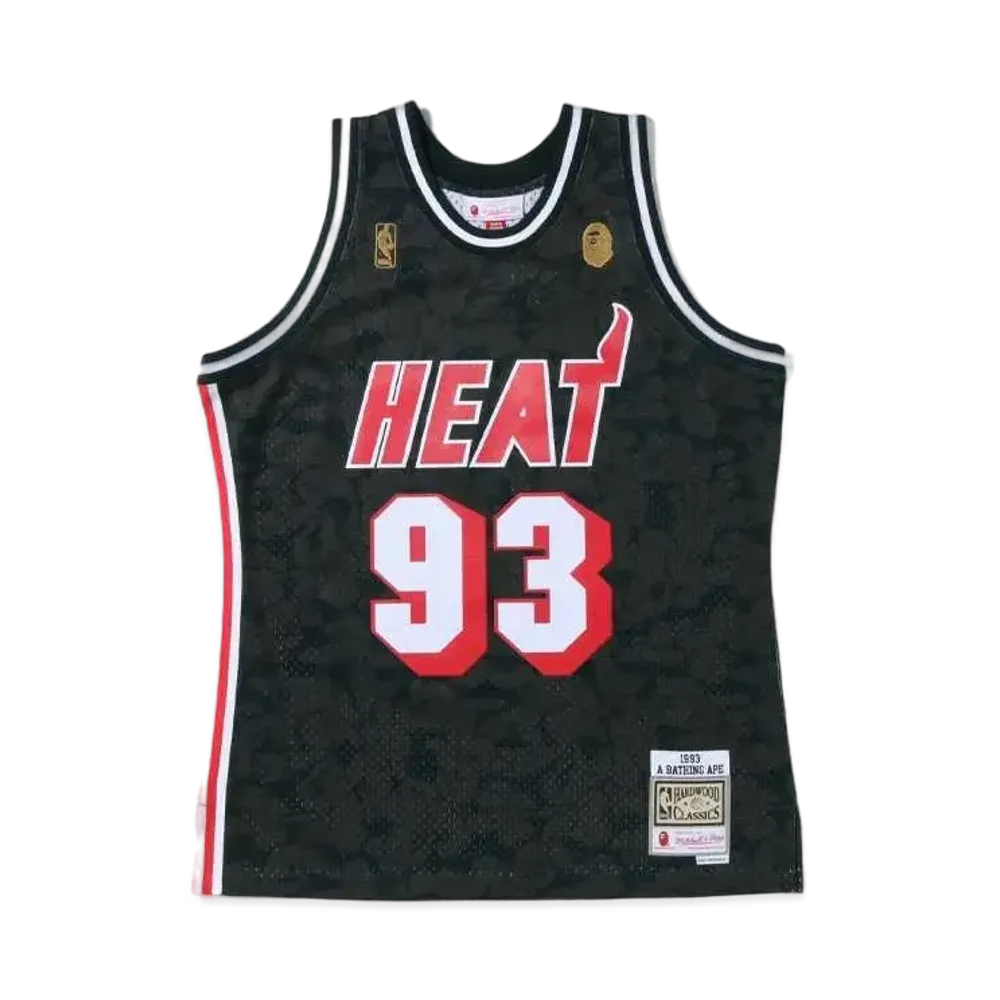 A BATHING APE x Mitchell&Ness x NBA MIAMI HEAT JERSEY Jersey Tanktop "Black"