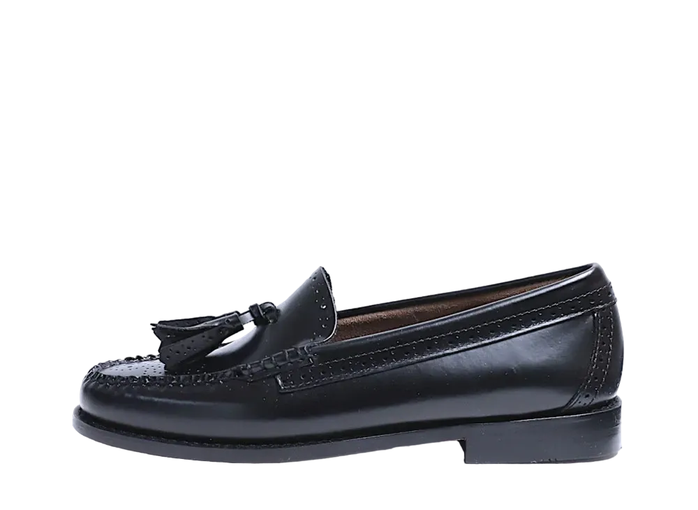 G.H.BASS Women's Loafer Leather "Black" 41019A