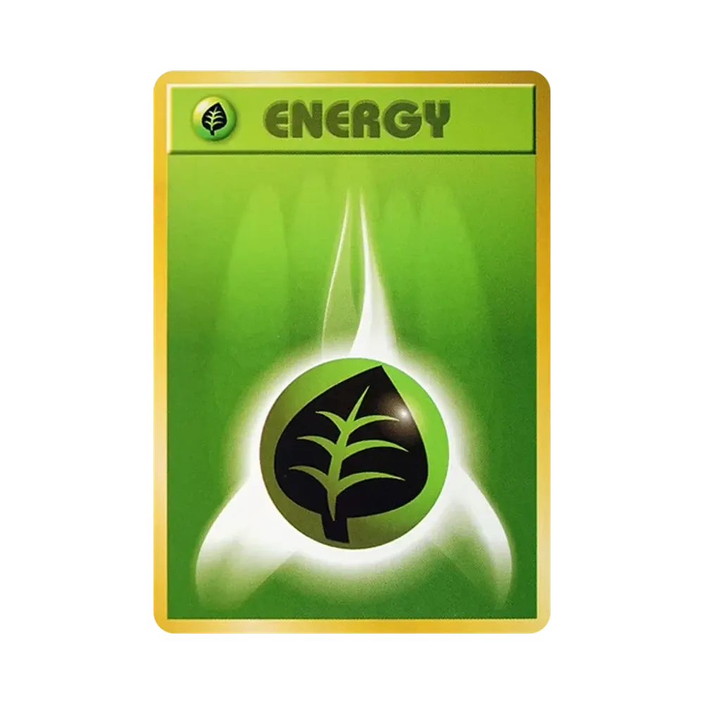 Grass Energy : Old Back [PMCG1-ST](Starter Pack "Pocket Monster Card Game")