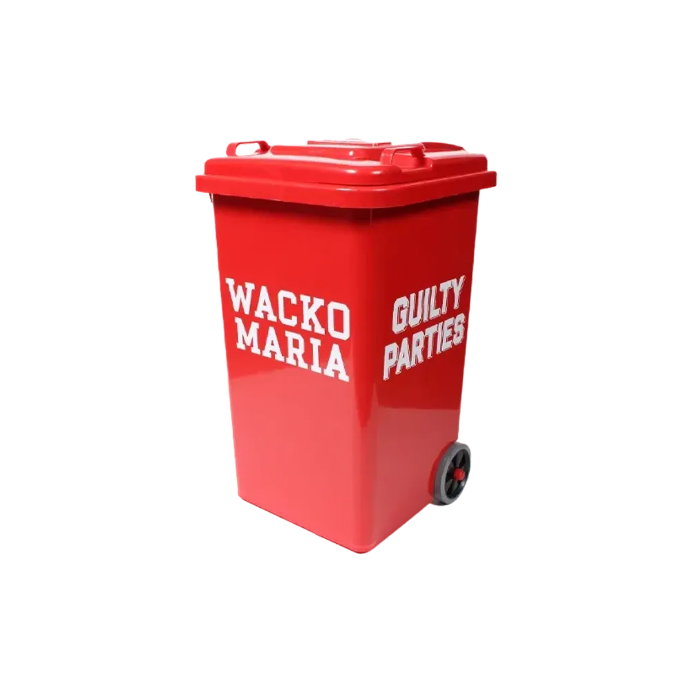 WACKO MARIA Trash Can (Small) "Red"