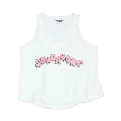 KAWS HOLIDAY Singapore Tank Top (Women) "White"