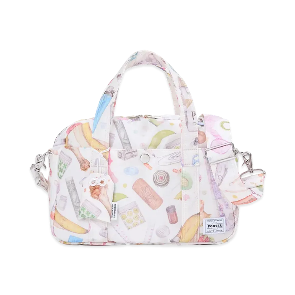 PORTER x Aurel Schmidt 2Way Madison Bag "White"