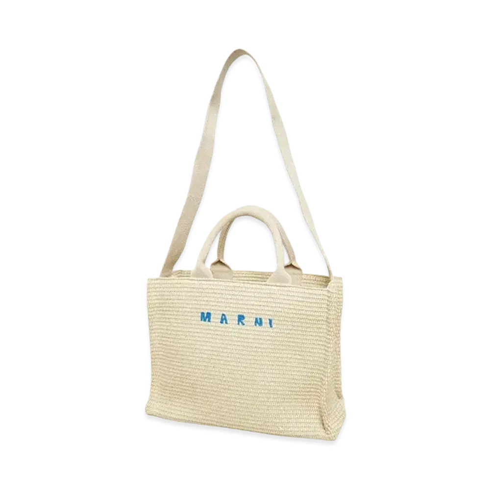 MARNI SHOPPING BAG "SILK WHITE"