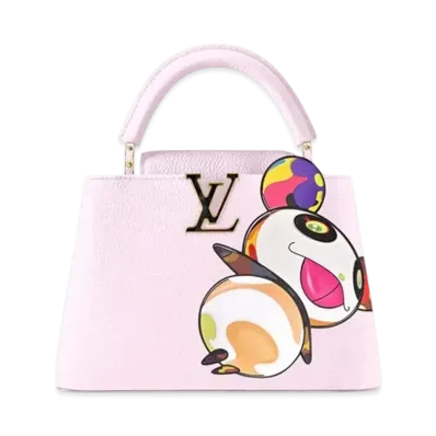Louis Vuitton x Takashi Murakami Capucines BB "Opal Pink"