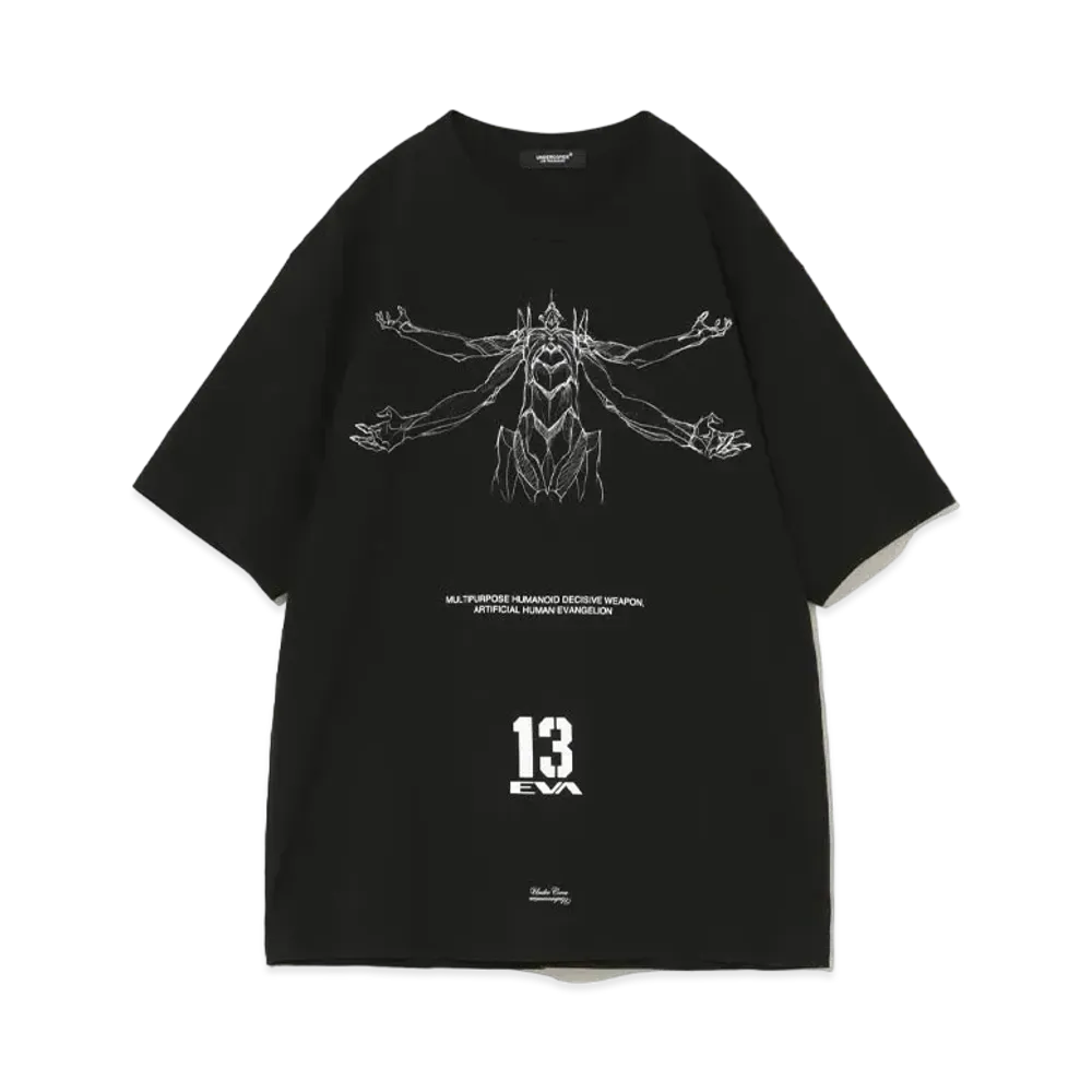 EVANGELION × UNDERCOVER T-SHIRT "Black"