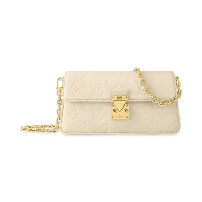 Louis Vuitton Wallet On Chain Metis Monogram Empreinte Leather "Creme"