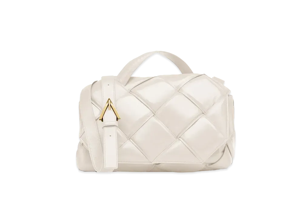 Bottega Veneta Padded Handle "Chalk"
