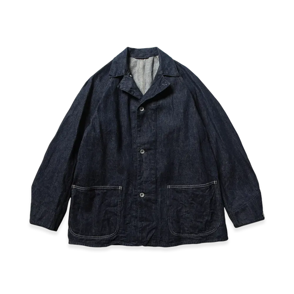 COMOLI Denim Work Jacket "Navy"