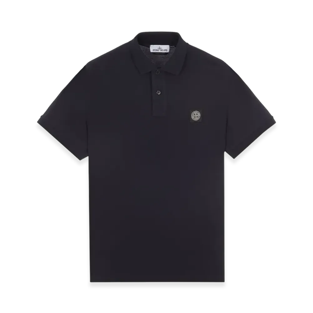Stone Island 2SC17 Stretch Cotton Pique Polo Shirt - 23SS "Navy Blue"