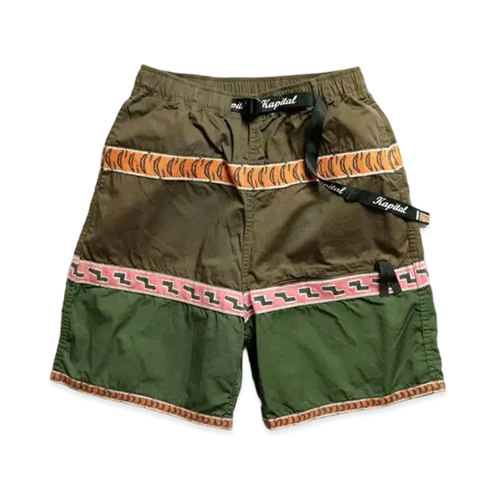 KAPITAL COMBER BARRY ECO BAKA SHORT PANTS 2021 "Khaki"