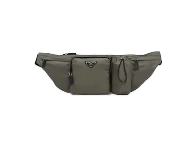 PRADA Re-Nylon And Saffiano Leather Belt Bag "Khaki"