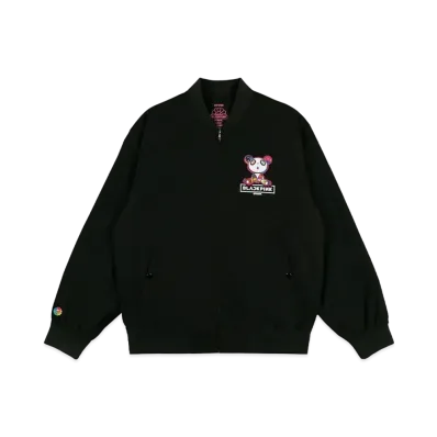 Takashi Murakami x BLACKPINK "In Your Area" Bomber Jacket "Vintage Black"
