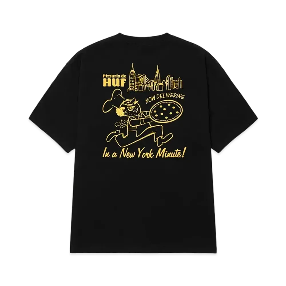 HUF Summer Splash Collection NY Delivery Tee "Black"