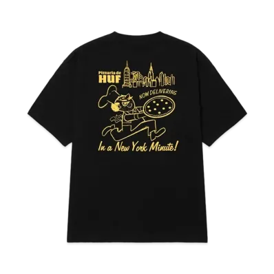 HUF Summer Splash Collection NY Delivery Tee "Black"