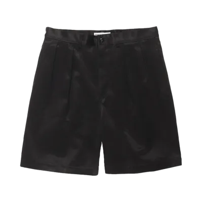 WACKO MARIA Double Pleated Chino Short Trousers "Black"