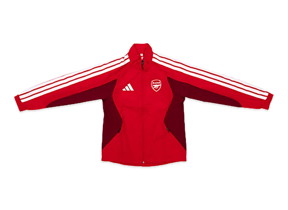 adidas 26-27 Arsenal FC Home Anthem Jacket "Better Scarlet/Team Collegiate Burgundy"