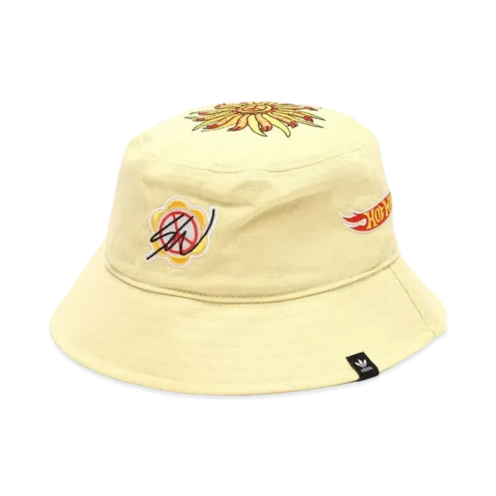 adidas Sean Wotherspoon x Hot Wheels Bucket Hat "Easy Yellow"