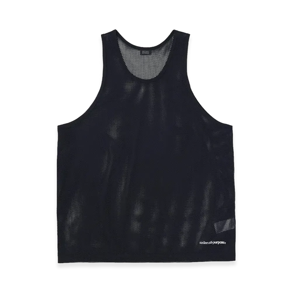 SEDAN ALL-PURPOSE OD Logo Mesh Tank Top "Black"