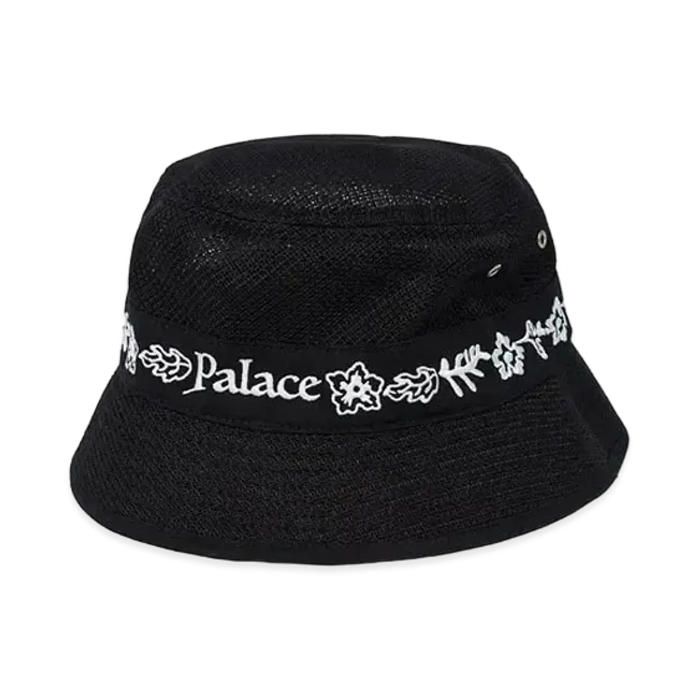 PALACE ALOHPAL BUCKET HAT "Black"