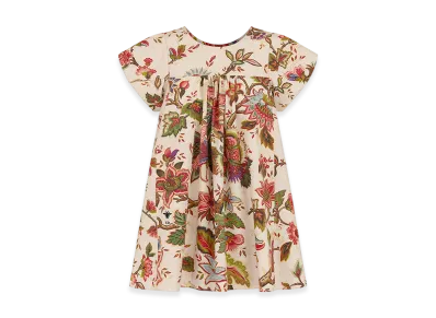 Dior Women's Huipil-Inspired Blouse Silk Poplin Albero della Vita Motif "Multicolor"