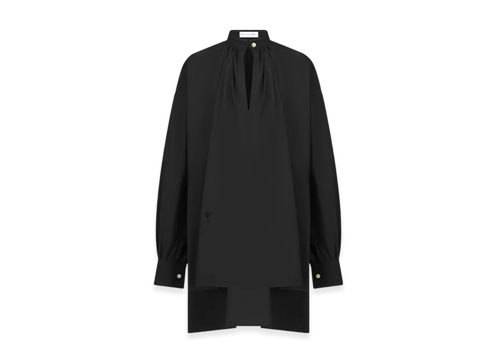 Dior Women's Blouse Silk Poplin "Black"