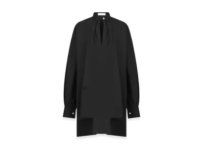 Dior Women's Blouse Silk Poplin "Black"