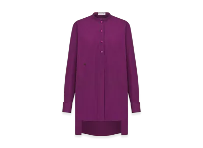 Dior Women's Blouse Technical Silk Taffeta "Mulberry"