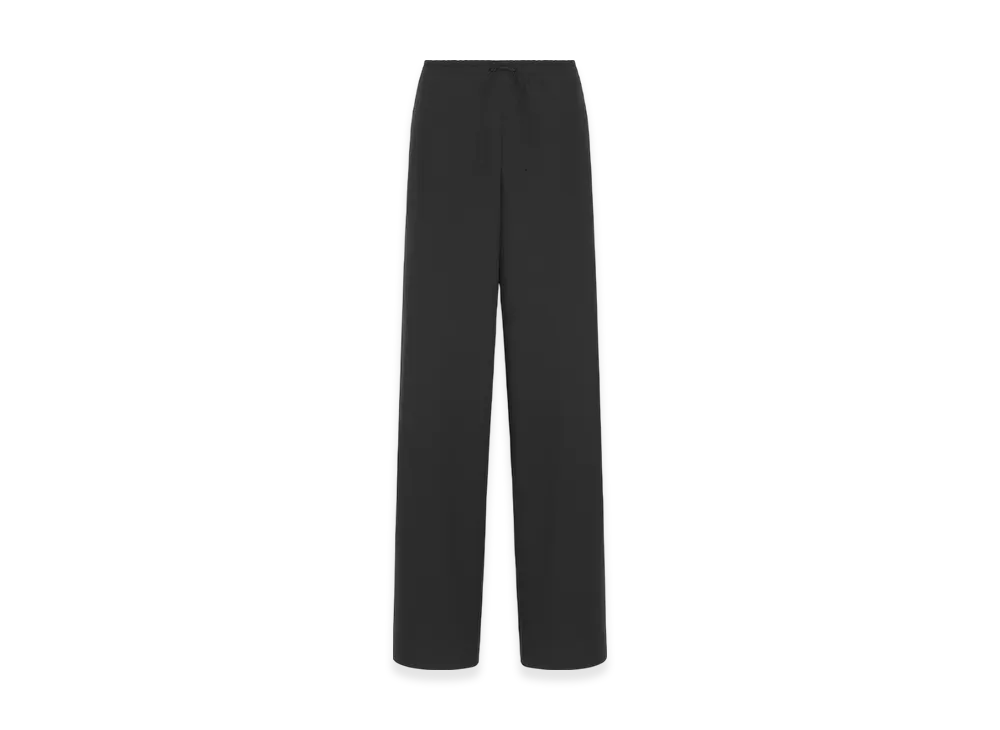 Dior Women's Flared Pants Silk Poplin "Black"