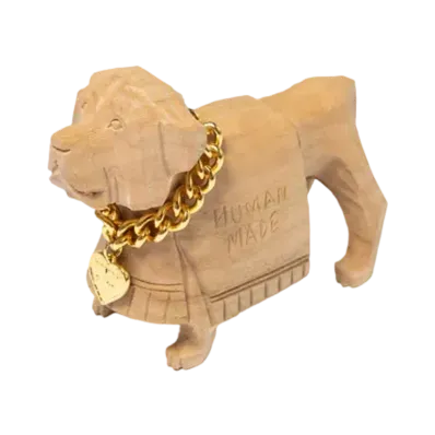 HUMAN MADE Wood Carving Dog "Beige"