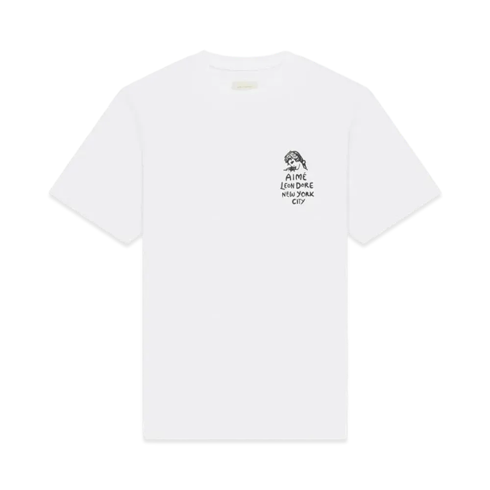 Aime Leon Dore Form Logo Tee "White"