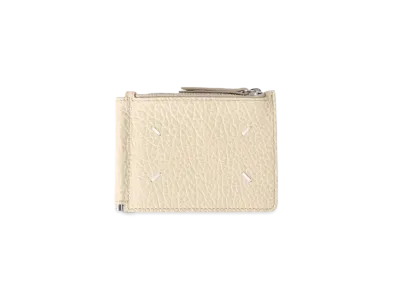 Maison Margiela x Ron Herman Leather Small Wallet "Beige"