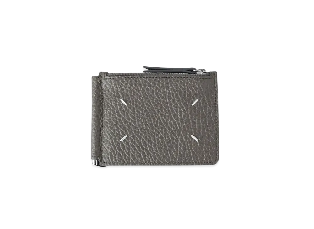Maison Margiela x Ron Herman Leather Small Wallet "Dark Gray"