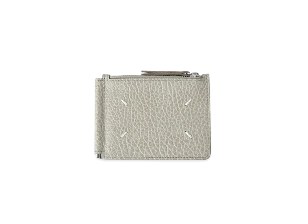 Maison Margiela x Ron Herman Leather Small Wallet "Light Gray"