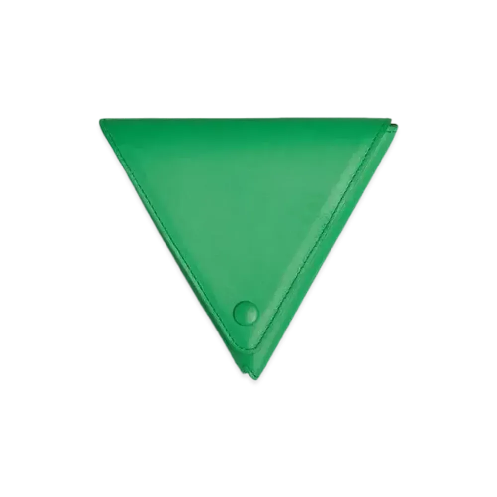 Bottega Veneta Folded Coin Purse "Grass"