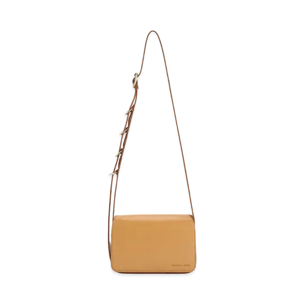 CHARLES & KEITH Rebel Shoulder Bag "Sand"
