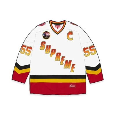 Supreme x FDNY Hockey Jersey "White"