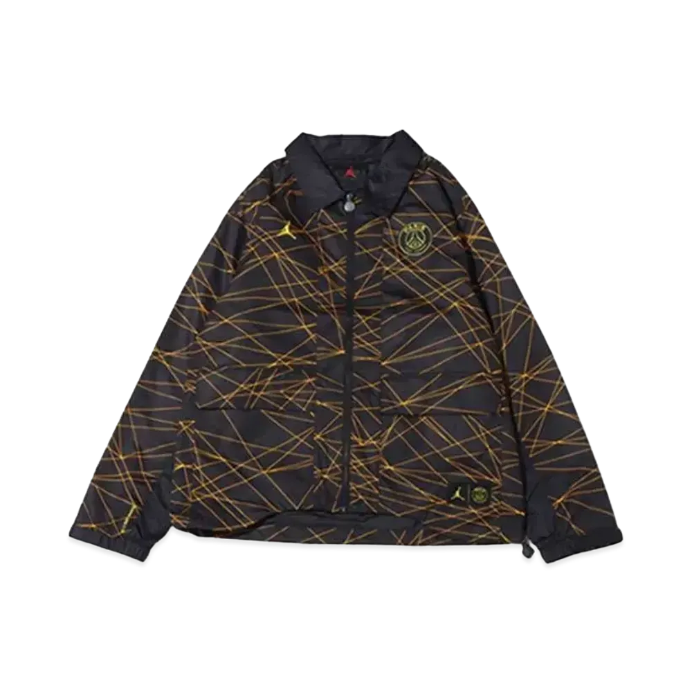 Jordan Brand x Paris Saint Germain Men's Anthem Jacket "Black/Tour Yellow"