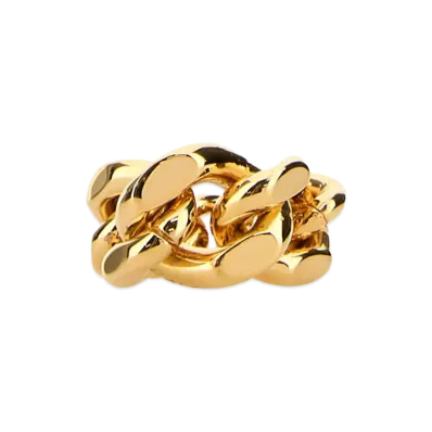 Jil Sander Women's Metal Ring "Gold"