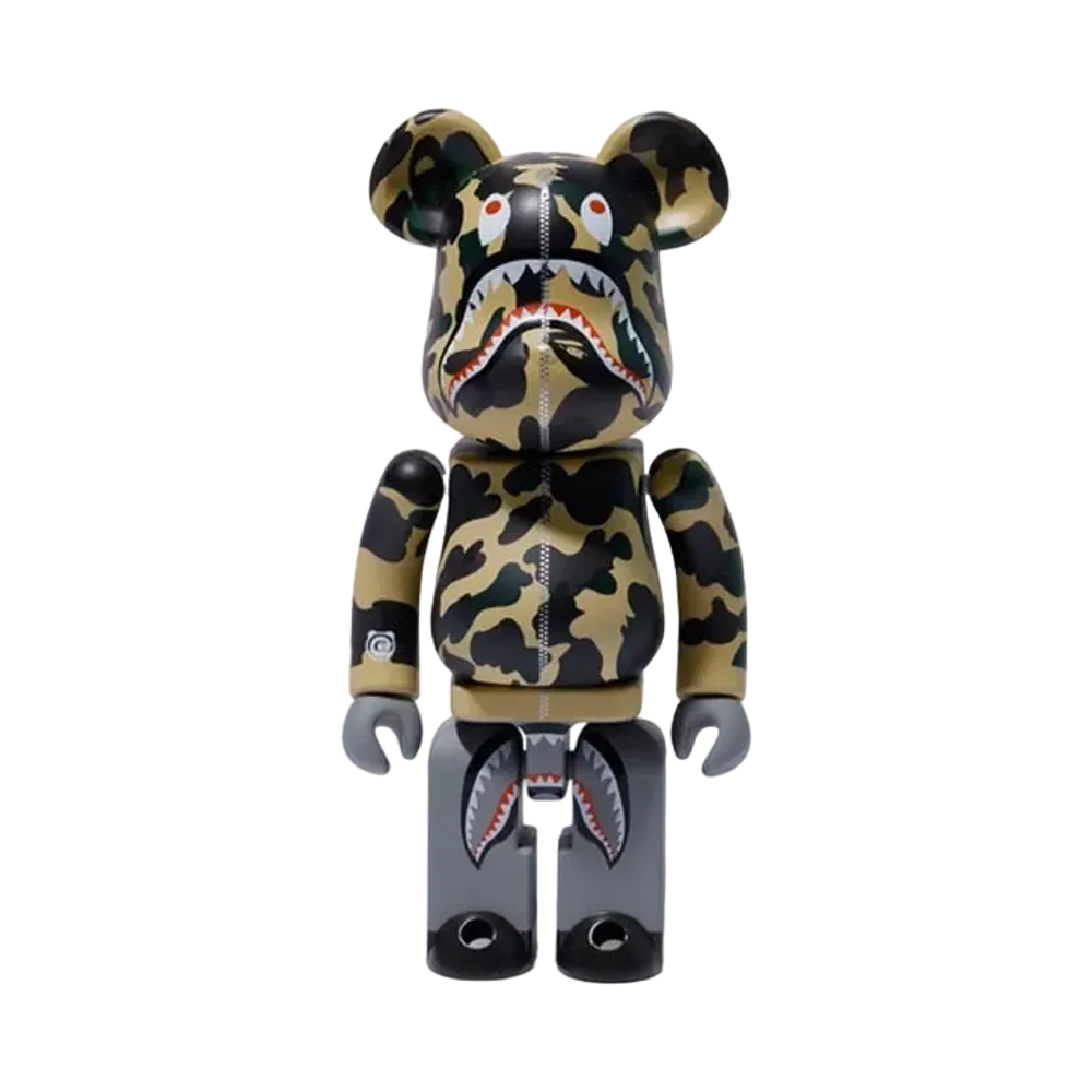 Bearbrick x Medicom 1st Camo Shark Superalloy Chogokin 200%