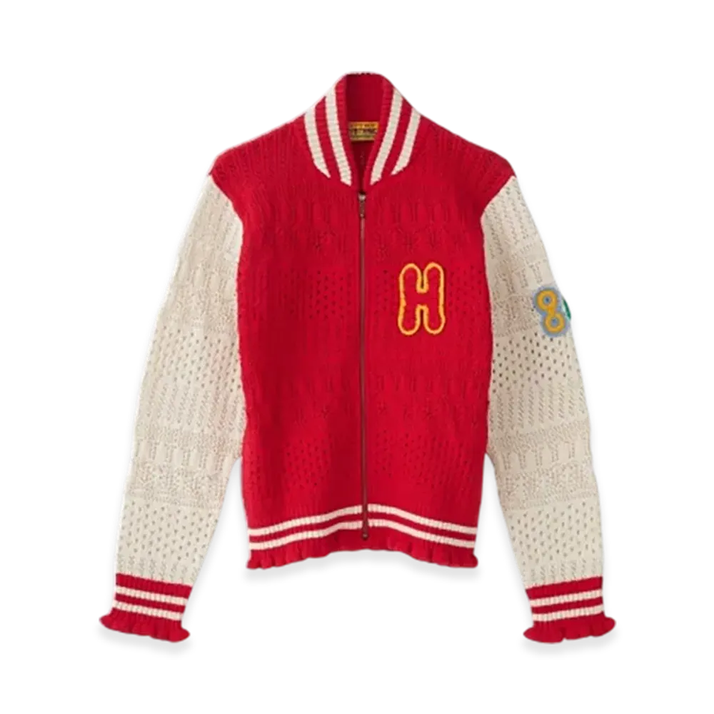 HYSTERIC GLAMOUR Mouse Patch Jumper "Red"