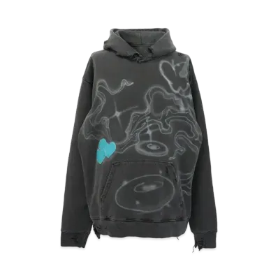 COIN PARKING DELIVERY Pine Tree Pattern Hoodie #6 "Black"