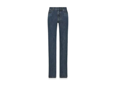 Dior Women's Embroidered Fitted Jeans "Blue"