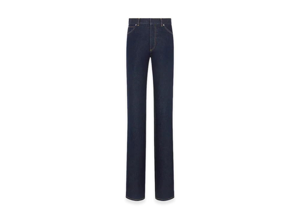 Dior Women's Fitted Jeans Denim "Deep Blue"