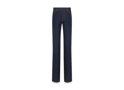 Dior Women's Fitted Jeans Denim "Deep Blue"