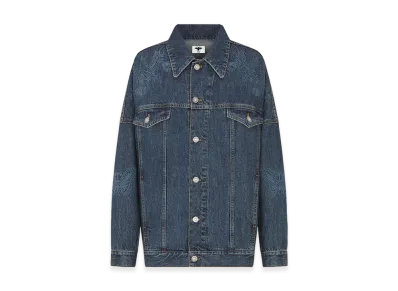 Dior Women's Embroidered Jacket Denim "Blue"