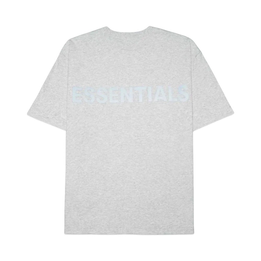 FEAR OF GOD ESSENTIALS 3M Logo Boxy T-Shirt "Light Grey"