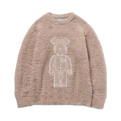 Bearbrick GELATO PIQUE Unisex Pullover "Beige"