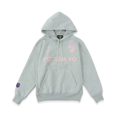BLACKPINK x FC Tokyo Logo Hoodie "Gray"
