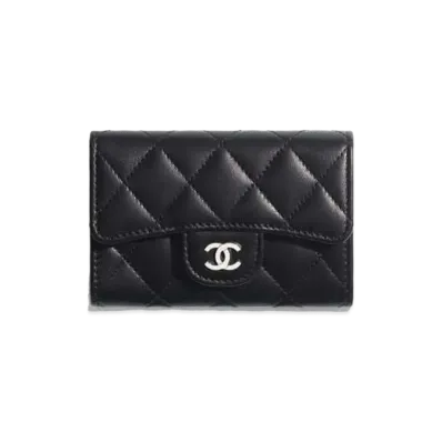 CHANEL Classic Flap Card Case Lambskin "Black"
